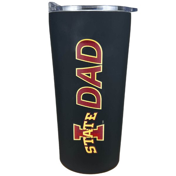 I-State Dad Soft Touch Black Tumbler